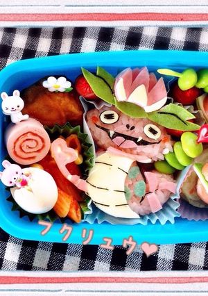 妖怪ウォッチ フクリュウ キャラ弁-レシピのメイン写真
