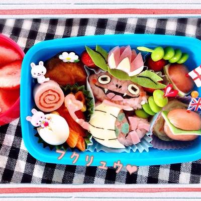 妖怪ウォッチ フクリュウ キャラ弁 by junko? 【クックパッド】 簡単 