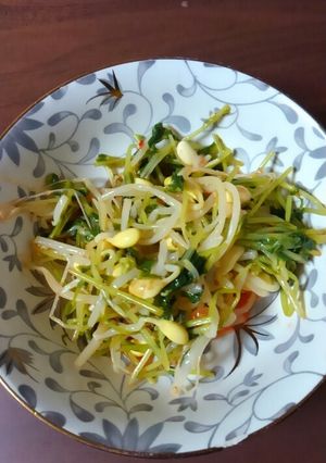 豆もやしと豆苗のサラダ-レシピのメイン写真