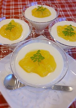 マンゴー杏仁豆腐-レシピのメイン写真