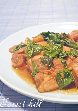 台湾風･鶏肉とバジルの煮込み『三杯鶏』-レシピのメイン写真