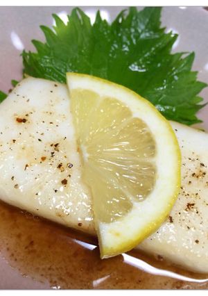 ロールイカのステーキ☆バルサミコソース-レシピのメイン写真