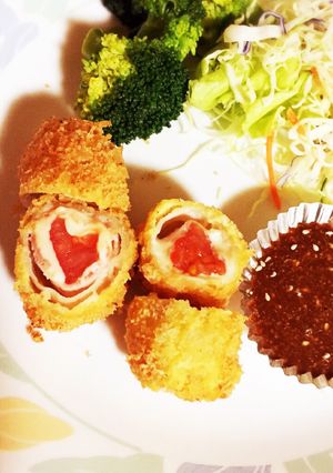 ★トマトのチーズ豚カツ★-レシピのメイン写真