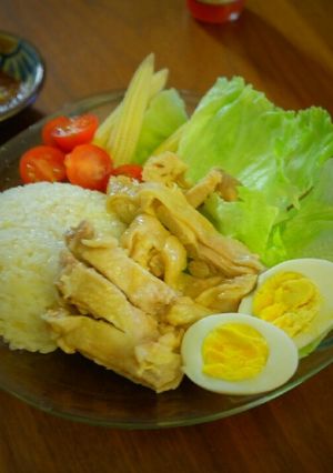 炊飯器で簡単！シンガポールチキンライス-レシピのメイン写真