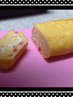 紅生姜消費‼︎優しいお味、卵焼き(^_^-レシピのメイン写真