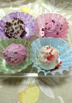 ケーキポップ-レシピのメイン写真