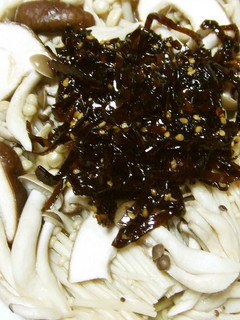 きのこの酒蒸し◆胡麻昆布佃煮◆和え♪-レシピのメイン写真