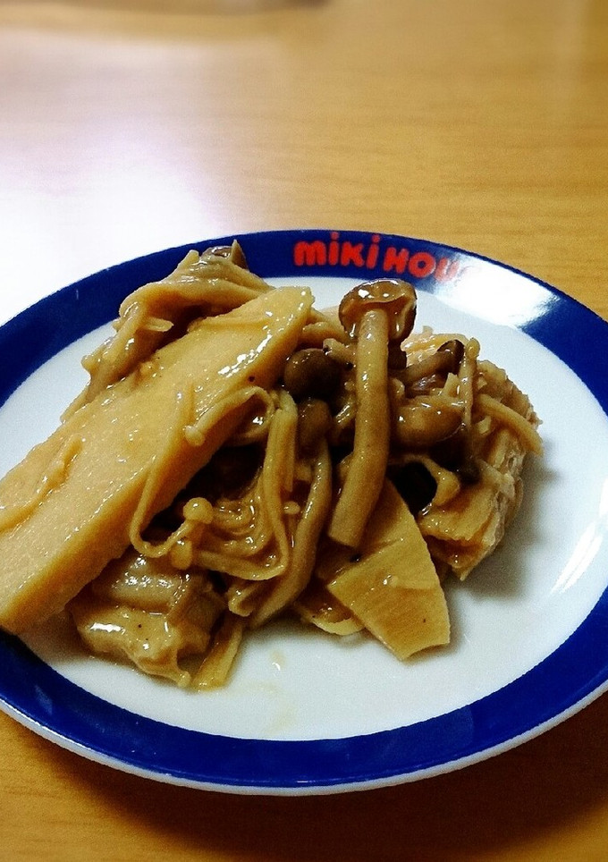 たけのこときのこの炒め物-レシピのメイン写真