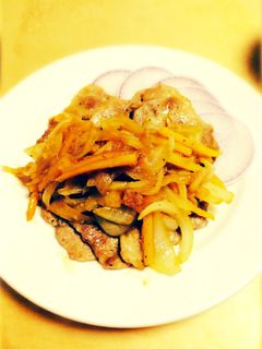 ごはんがすすむ*お野菜たっぷり生姜焼き*-レシピのメイン写真