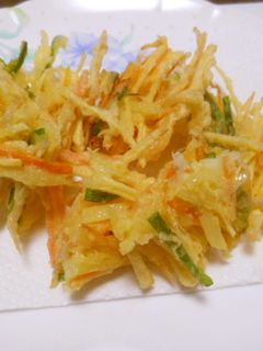 野菜のかき揚げ 私流-レシピのメイン写真