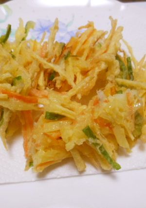 野菜のかき揚げ　私流-レシピのメイン写真