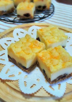 ＦＰde簡単！クランブルチーズケーキ-レシピのメイン写真