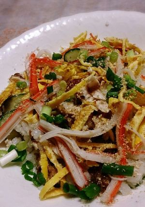 ブリの生姜照り焼きでさっぱりチラシ寿司-レシピのメイン写真