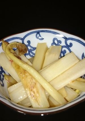 ウドの甘味噌煮-レシピのメイン写真