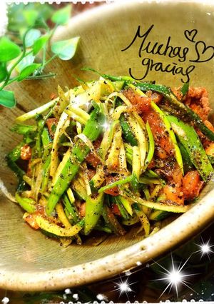 鳥から揚げのピリ辛レモン中華野菜乗せ-レシピのメイン写真