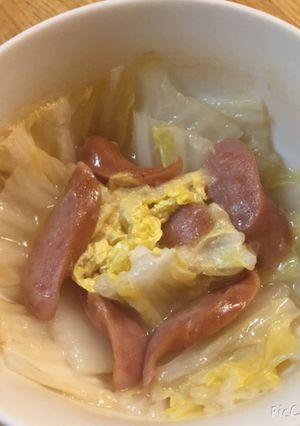 簡単だから、朝からほっこり白菜シチュー-レシピのメイン写真