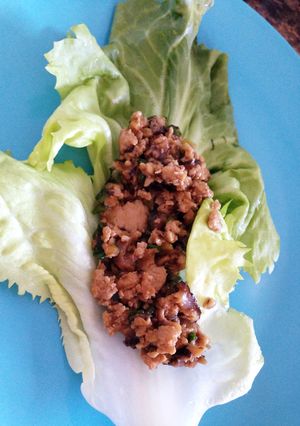 USA発!超簡単椎茸チキンレタスラップ-レシピのメイン写真