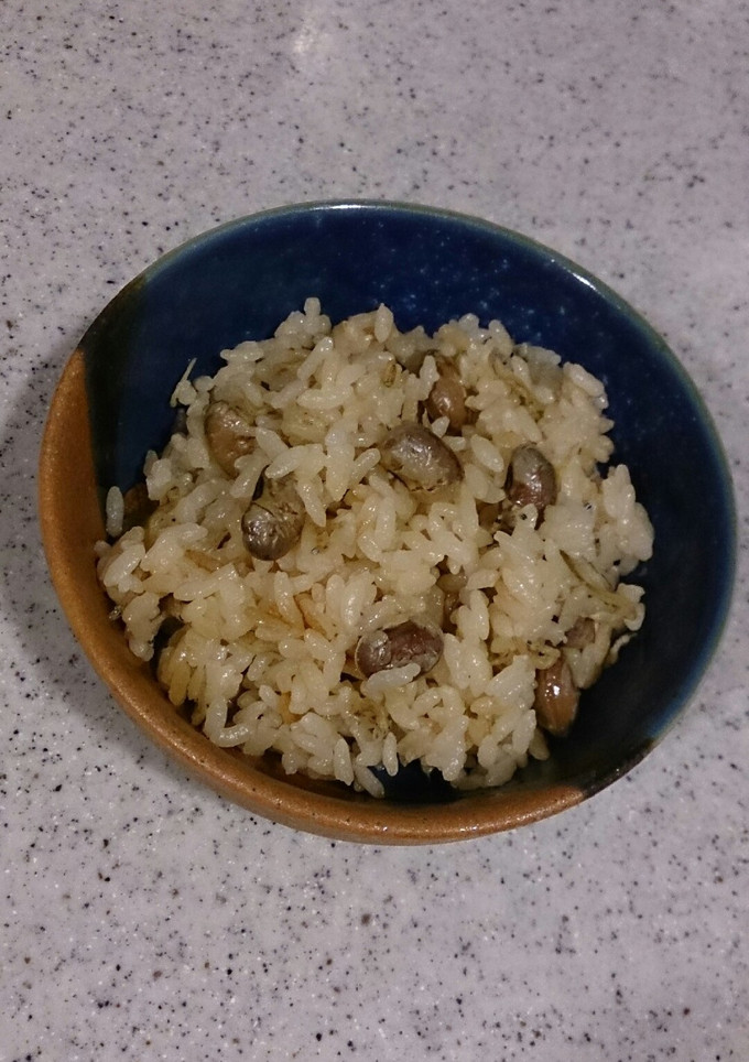 節分豆としらすの炊き込みご飯-レシピのメイン写真