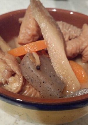 ☆こどもが大スキ激うまもつ煮☆by圧力鍋-レシピのメイン写真