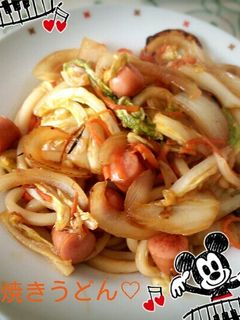 甘辛、すき焼きうどん♡-レシピのメイン写真