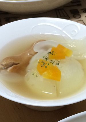 簡単☆丸ごと玉ねぎスープ-レシピのメイン写真