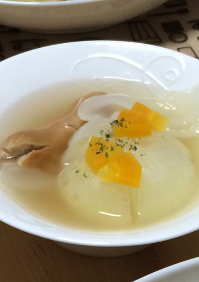 簡単☆丸ごと玉ねぎスープ-レシピのメイン写真