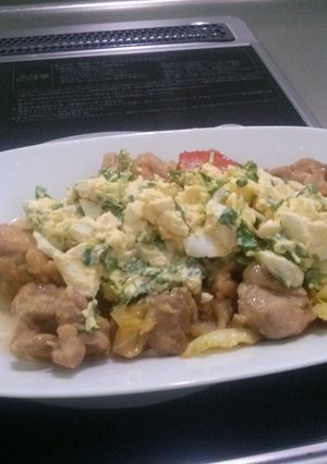 鶏照りのたまごタルソースがけ-レシピのメイン写真