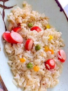 カルボナーラ炊き込みご飯・炊き込みピラフ-レシピのメイン写真