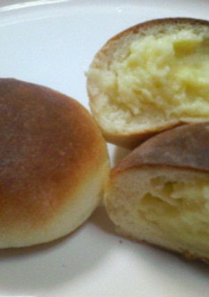 レンジでクリームパン-レシピのメイン写真