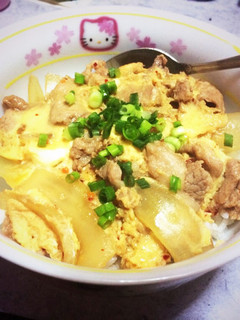 簡単他人丼!豚肉を鶏肉にすれば親子丼!-レシピのメイン写真