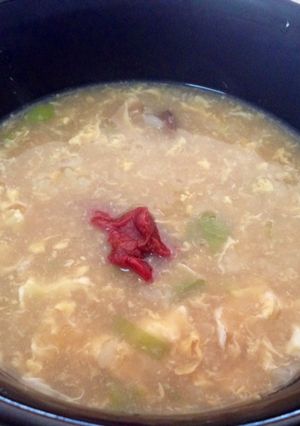 風邪引きさんへの「味噌生姜のお粥」-レシピのメイン写真