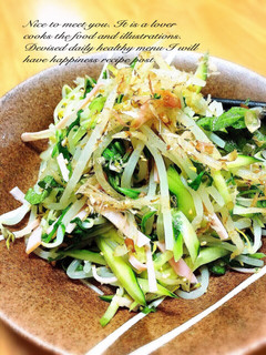 調味料③もやしの簡単サラダ-レシピのメイン写真