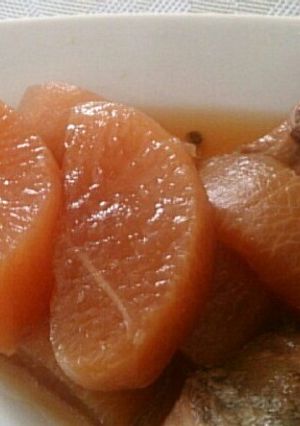 飴色ブリ大根♪あらでも濃厚＆臭みなし☆-レシピのメイン写真