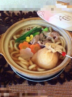 福玉巾着~鍋焼きうどん♥♡*゚-レシピのメイン写真