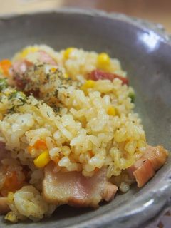 炊飯器だけで!手抜きカレー炊き込みピラフ-レシピのメイン写真