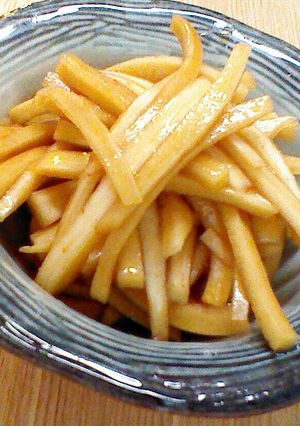 ☆簡単！大根の皮でおつまみ漬け物♪♪-レシピのメイン写真
