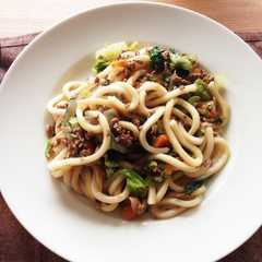 冷蔵庫にあるもので簡単焼うどん-レシピのメイン写真