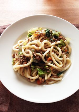 冷蔵庫にあるもので簡単焼うどん-レシピのメイン写真