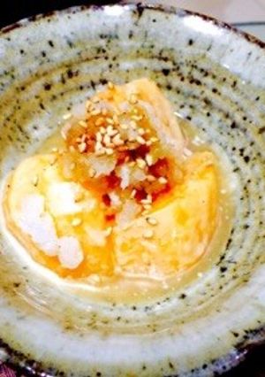 【5分】割烹風♡柿の胡麻ワサビおろし和え-レシピのメイン写真