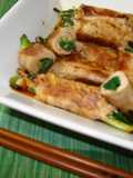 超簡単☆豚肉のニラ巻き～ピリ辛ソース～