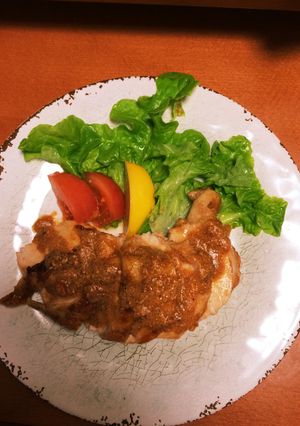 鶏ムネ肉のケチャプヨーグルトソース焼き-レシピのメイン写真