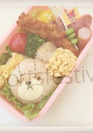 くまのがっこうジャッキーごはん-レシピのメイン写真