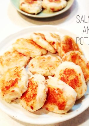 じゃがいもと鮭のお焼き（離乳食）-レシピのメイン写真
