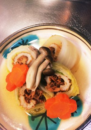 缶詰めで【ロール白菜】冷めても美味しい-レシピのメイン写真