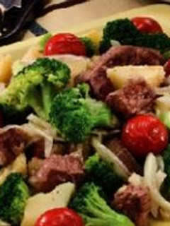 牛肉と温野菜のステーキサラダ-レシピのメイン写真