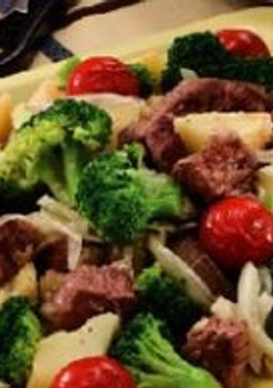 牛肉と温野菜のステーキサラダ-レシピのメイン写真