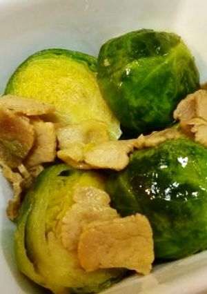 芽キャベツのスープ煮♪カレー風味-レシピのメイン写真
