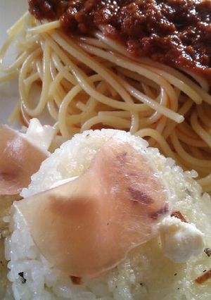 生ハム焼おにぎり（イタリアン編）-レシピのメイン写真