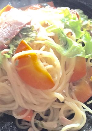 永谷園のまったけの素あんかけスパデティー-レシピのメイン写真