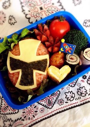 新ヒーロー♪ニンニンジャーキャラ弁-レシピのメイン写真